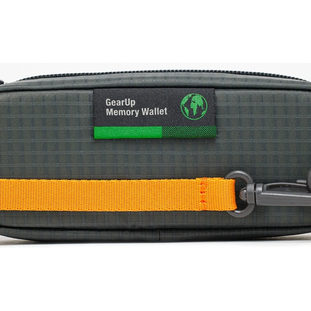 Lowepro Gray Pouch with Orange Accents